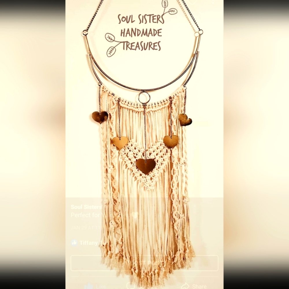 Macrame heart